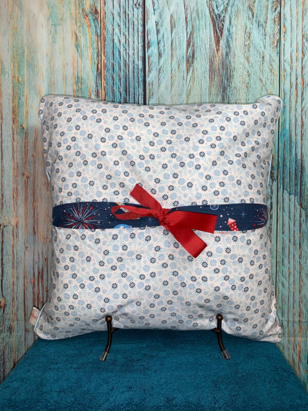 Blue Patriotic Journey Pillow - Image 3