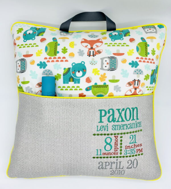 Birth Announcement Journey Pillow - Image 4