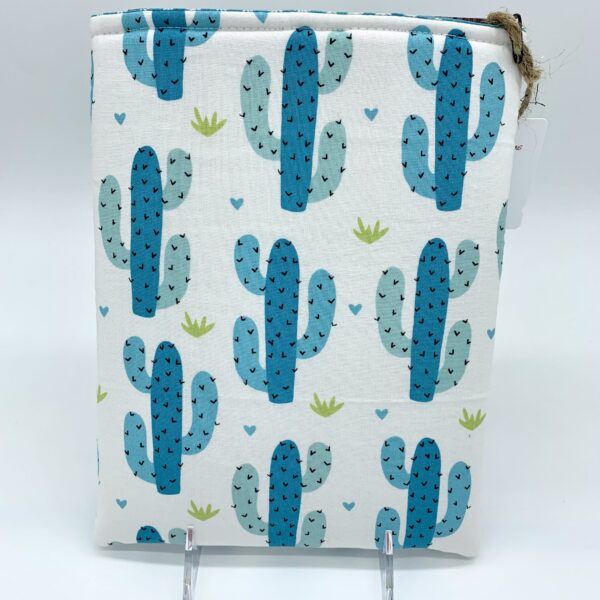 Blue Cactus Book Sleeve