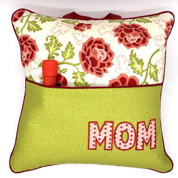 Red Floral MOM Journey Pillow®