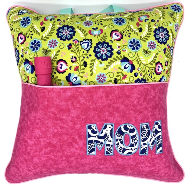 Blue Floral MOM Journey Pillow®