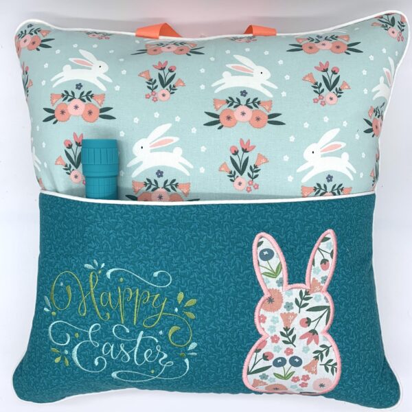 Blue Floral Easter Journey Pillow®