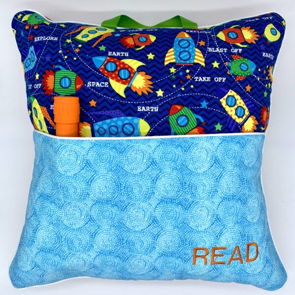 Rocket Ships Journey Pillow®