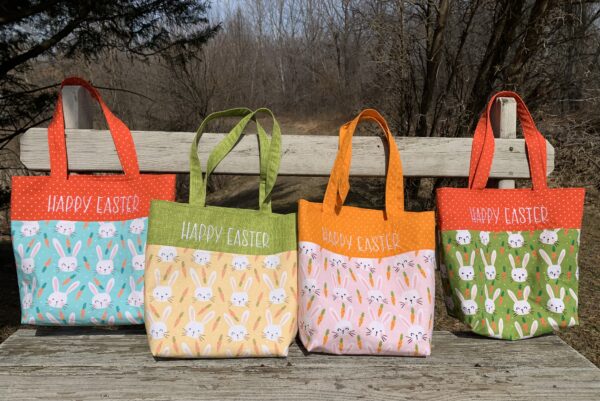 Pink Easter Tote Bag - Image 2