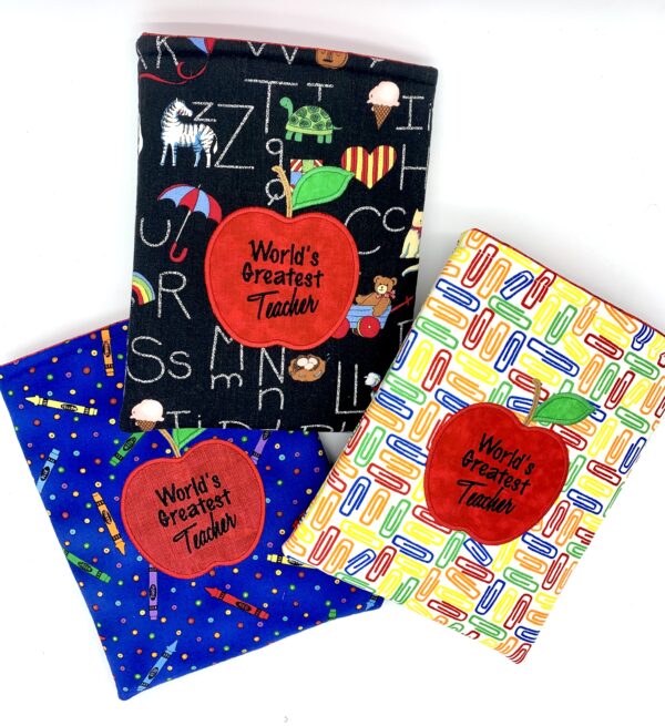 Chalkboard Teacher Book Sleeve - Image 4