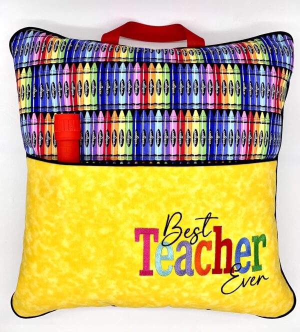 Teacher Appreciation Crayon Journey Pillow®