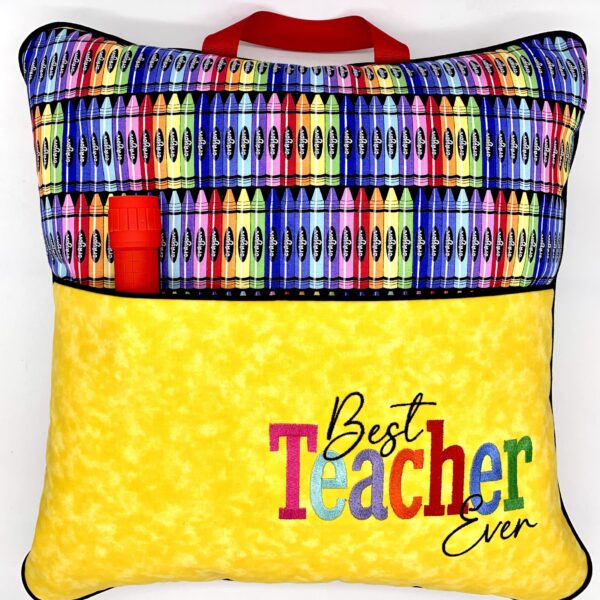 Teacher Appreciation Crayon Journey Pillow®