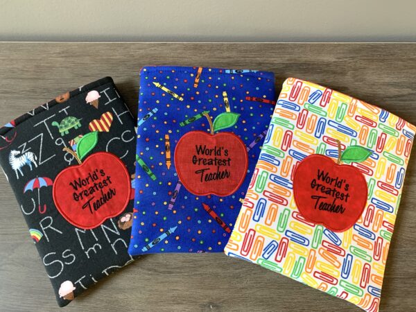 Chalkboard Teacher Book Sleeve - Image 5