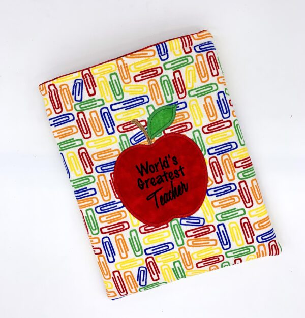 Paperclip Teacher Book Sleeve - Image 2