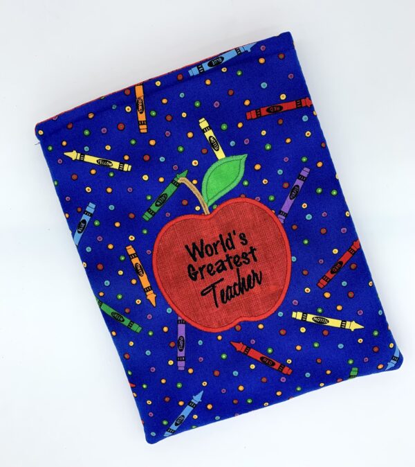 Crayon Teacher Book Sleeve - Image 2