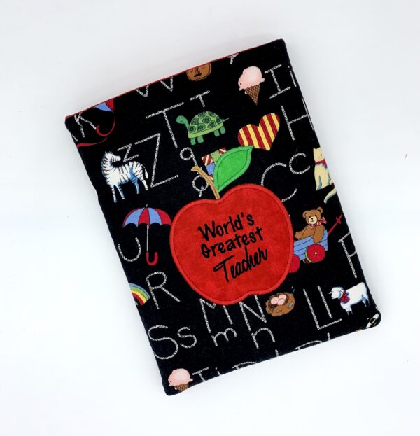 Chalkboard Teacher Book Sleeve - Image 2