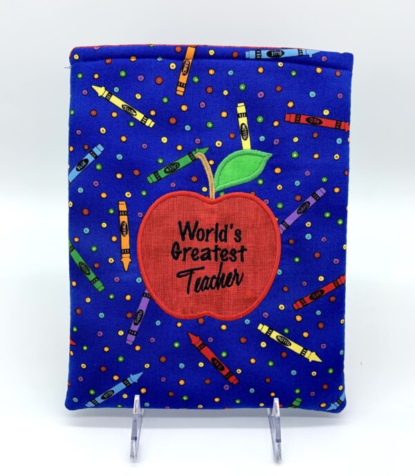 Crayon Teacher Book Sleeve