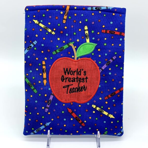 Crayon Teacher Book Sleeve