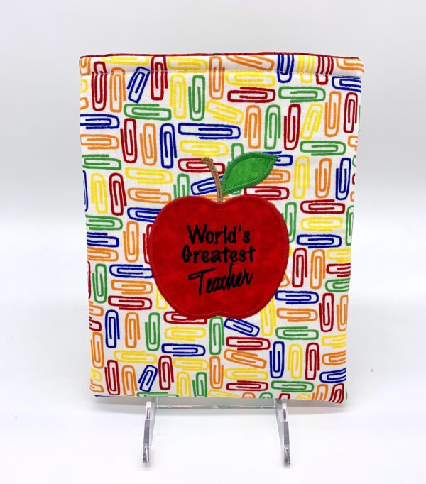 Paperclip Teacher Book Sleeve