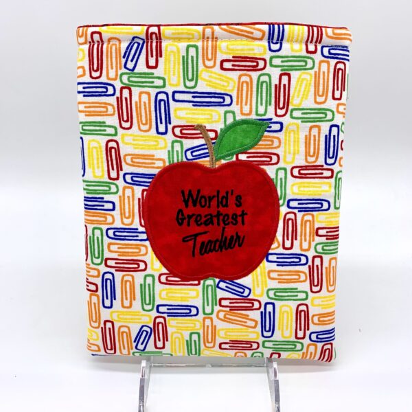 Paperclip Teacher Book Sleeve