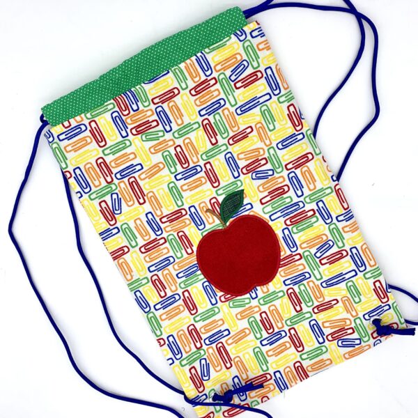 Paperclip Drawstring Backpack