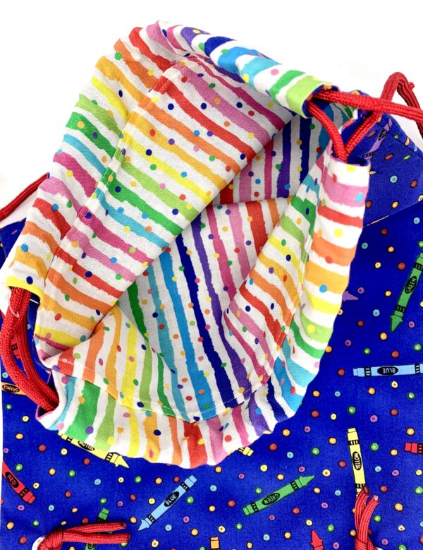 Crayon Drawstring Backpack - Image 3