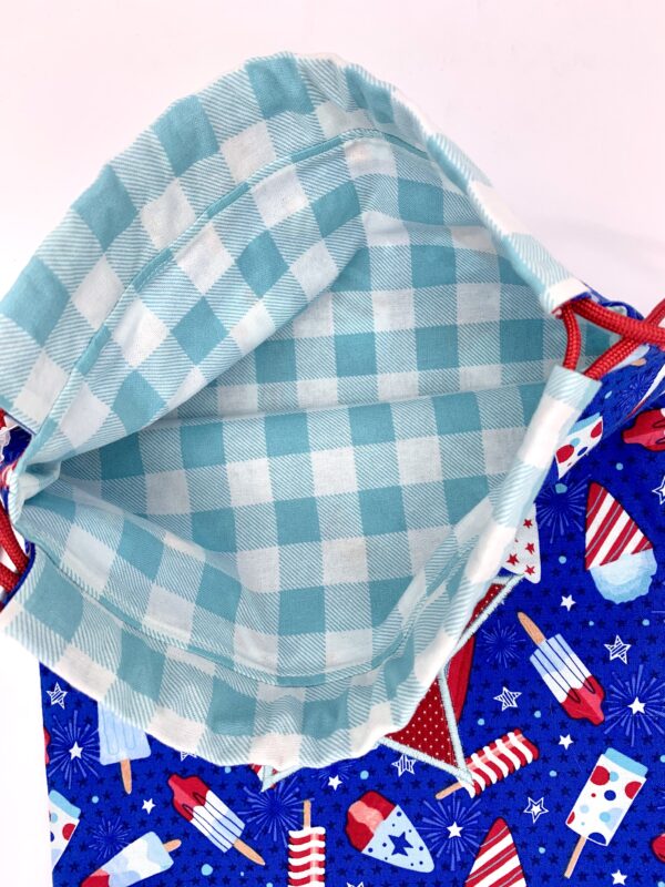 Patriotic Popsicle Drawstring Backpack - Image 3