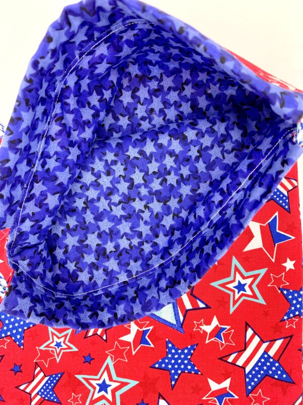 Patriotic Stars Drawstring Backpack - Image 3