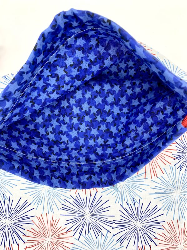 Patriotic Firework Drawstring Backpack - Image 3