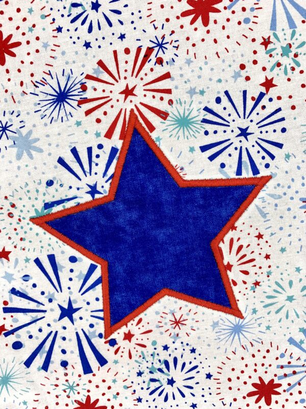 Patriotic Fireworks Drawstring Backpack - Image 2